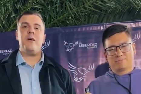 El Gorgo Dan junto a Pablo López.