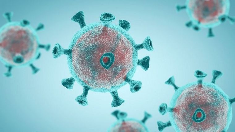 El diámetro de una partícula de coronavirus oscila entre los 80 y 129 nanómetros. Foto: GETTY IMAGES