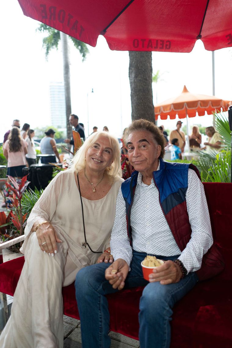 El Puma Rodríguez y María Teresa Guarracino de Tatore Gelato. El Puma Rodríguez y María Teresa Guarracino de Tatore Gelato.