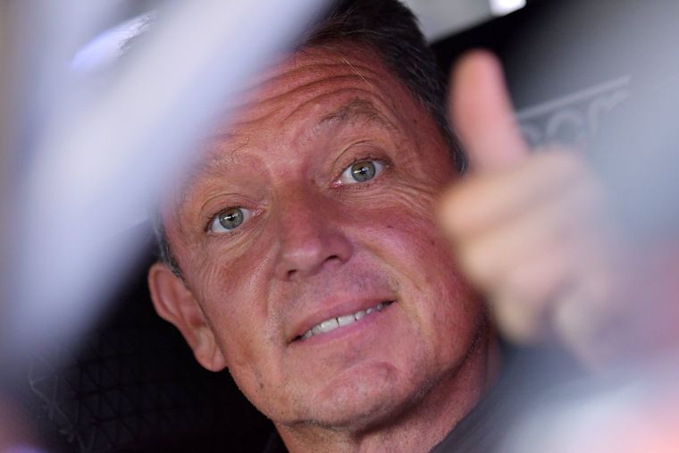 El de Salto realizó una intensa prueba y terminó muy conforme. Foto: @GUILLEORTELLI