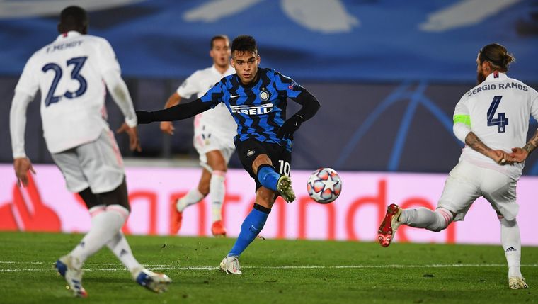 Lautaro ya sabe lo que es marcar ante Real Madrid. ¿Repetirá? Foto: Inter de Milán