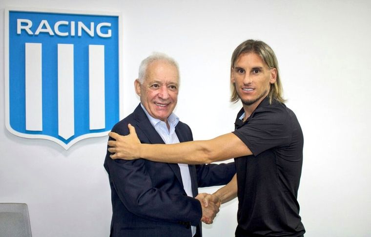 Sebastián Beccacece Racing Vìctor Blanco Foto: @RacingClub