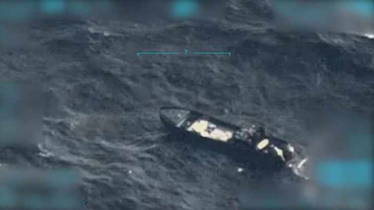 El segundo barco venezolano que Estados Unidos hundió.