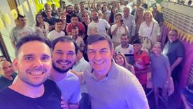 ¿Otros tiempos? Gabriel Pradines, Álvaro Martínez y Omar De Marchi.&nbsp;