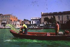Nicolás García Uriburu, foto de la coloración en Venecia.