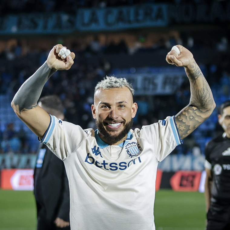 Duván Vergara le dio los tres puntos a Racing en Córdoba. Foto: Racing Club Duván Vergara le dio los tres puntos a Racing en Córdoba. Foto: Racing Club