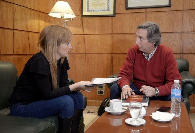 Anabel Fernández Sagasti junto a Emir Félix, en otros tiempos. Foto: Facebook Anabel Fernández Sagasti