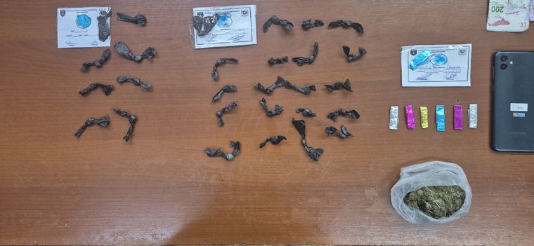 Desactivaronj kiosquitos de drogas en Las Heras y dos personas fueron detenidas Foto: Ministerio de Seguridad de Mendoza