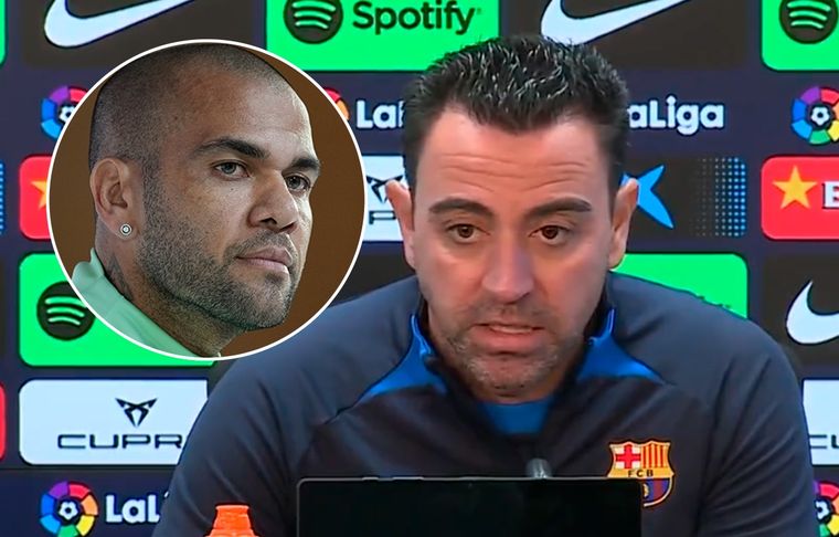Xavi Hernández El entrenador del Barcelona aseguró estar en shock por la situación de Dani Alves, acusado de agresión sexual.