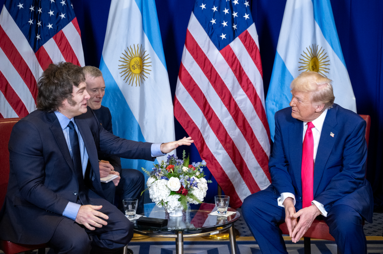 Negociaciones fructíferas de Javier Milei en Estados Unidos Foto: @WhiteHouse