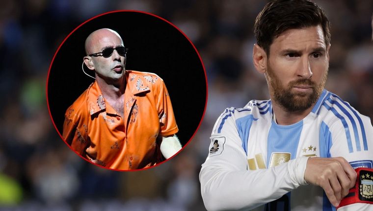 Messi despidió al Indio Solari con una sentida historia en Instagram.