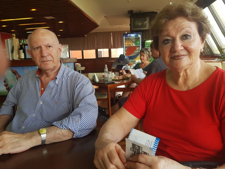 Alberto Guterman y Sofía Kaplinsky. Foto: MDZ