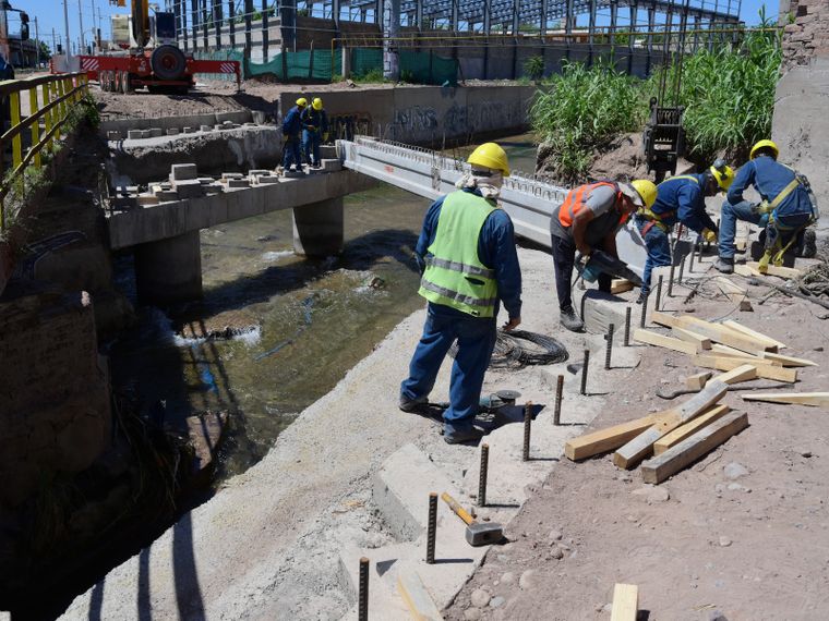 Las obras en los alrededores del Feliciano Gambarte están al 80%. Foto: Municipalidad de Godoy Cruz