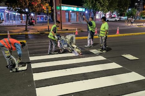 Las tareas se ejecutan por etapas y en horarios de baja circulación para minimizar el impacto en el tránsito.