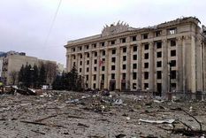 Jarkov El centro de la ciudad fue duramente castigado por los misiles rusos Foto: DW/AFP