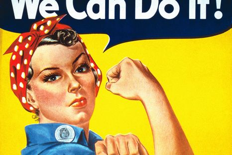 El afiche de "Rosie, la remachadora" se convirtió en un símbolo de la fortaleza de la mujer durante la Segunda Guerra Mundial y todavía lo continúa siendo. El afiche de "Rosie, la remachadora" se convirtió en un símbolo de la fortaleza de la mujer durante la Segunda Guerra Mundial y todavía lo continúa siendo.