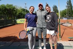 Tiziana Rizzato, Agustina Badatto y Ana Álvarez Storni, de El Trébol, derrotaron al Andino en Primera Damas. Foto: Juan Borsani/MDZ