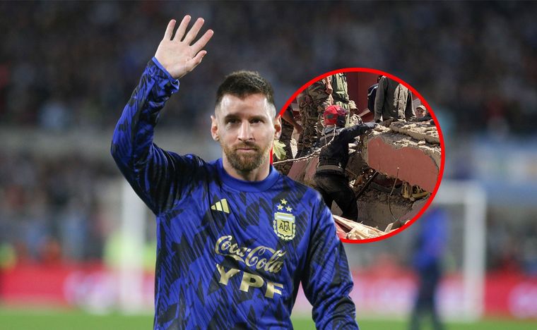 El argentino envió un mensaje para las víctimas del sismo. Foto: Noticias Argentinas