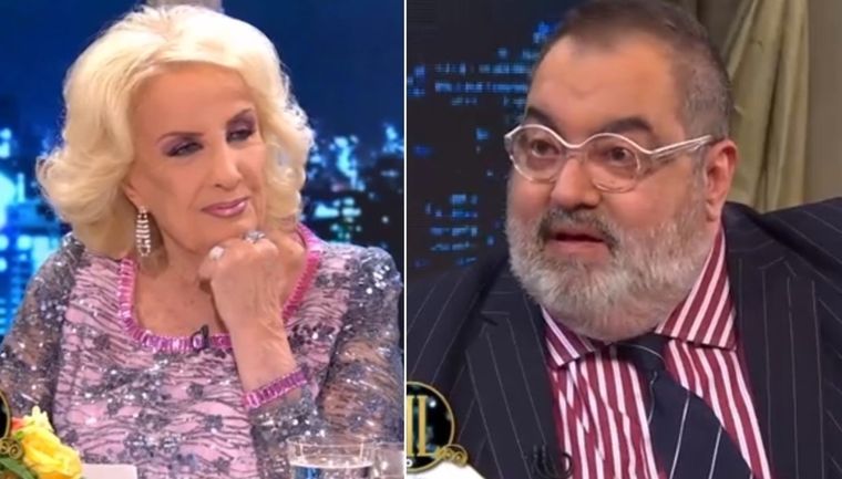 Mitrha Legrand le dedicó un afectuoso adiós a Jorge Lanata Foto: Captura de video El Trece