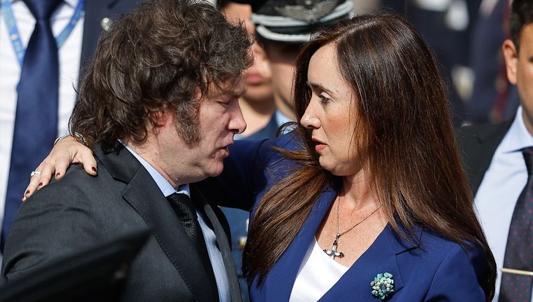 Se mantienen los cruces entre el Gobierno y Victoria Villarruel Foto: EFE
