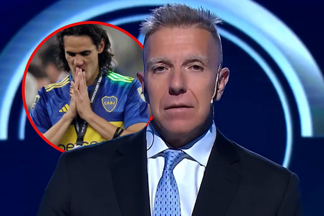 Fantino se quebró al contar un emocionante gesto de Edinson Cavani que no había salido a la luz.. Foto: MDZ Fantino se quebró al contar un emocionante gesto de Edinson Cavani que no había salido a la luz.. Foto: MDZ