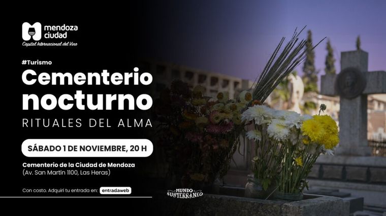 “Rituales del Alma”: una experiencia única en el Cementerio de la Ciudad de Mendoza por el Día de los Difuntos. “Rituales del Alma”: una experiencia única en el Cementerio de la Ciudad de Mendoza por el Día de los Difuntos.