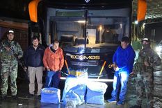 Llevaba 86 kilos de marihuana: incautaron el micro que debía trasladar al plantel de San Pablo en Bolivia