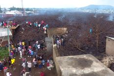 El volcán Nyiragongo provocó la desesperada huida de miles de personas