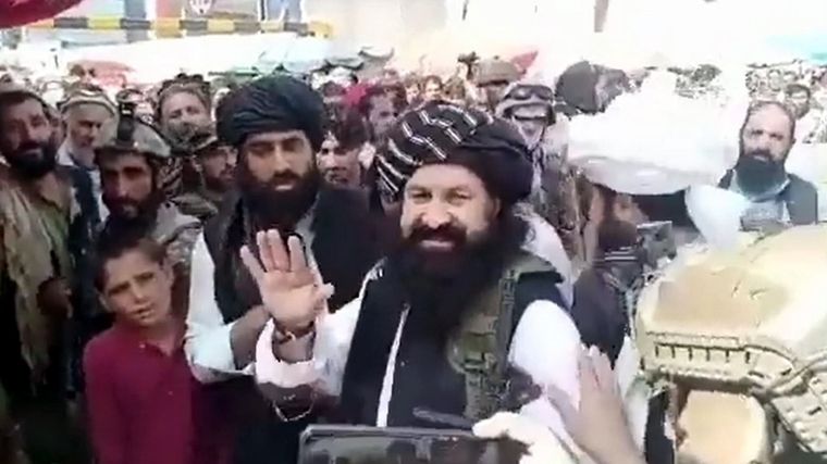 Khalil al Rahman Haqqanim, en público. Foto: DailyMail.