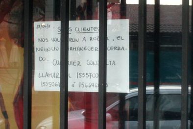 MDZol | Los dueños piden disculpas por cerrar tras el robo. Foto: Leonardo Otamendi/MDZ