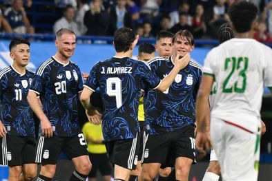 MDZol | Nico Paz festejo gol de Argentina