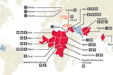 fail: el mapa de los conflictos 2014 no incluyo a ucrania
