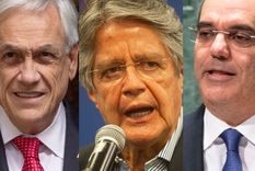 Sebastián Piñera de Chile; Guillermo Lasso de Ecuador; y Luis Abinader de República Dominicana, son los presidentes latinoamericanos que aparecen en los Pandora Papers. Foto: GETTY IMAGES