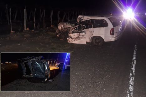 La Hilux sobrepasó al camión. El conductor del Corsa quedó atrapado en el habitáculo y murió en el lugar