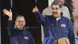 Maduro y Flores en noviembre de 2025. Maduro y Flores en noviembre de 2025.