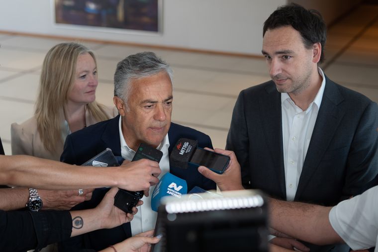 El gobernador Alfredo Cornejo.&nbsp;