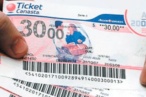 El proyecto de reforma laboral que el Ejecutivo enviará al Congreso en diciembre podría reimplantar los Ticket Canasta. El proyecto de reforma laboral que el Ejecutivo enviará al Congreso en diciembre podría reimplantar los Ticket Canasta.