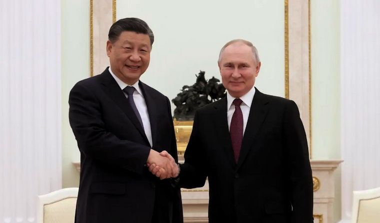 Xi Jinping y Vladimir Putin Xi y Putin son aliados en diversos temas que los involucran. Foto: Efe.