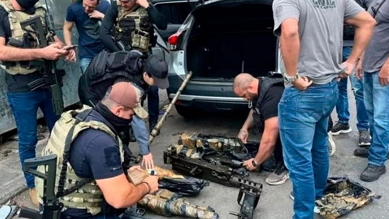 Hasta el momento, continúan sin aparecer algunas de las ametralladoras vendidas a grupos narcos en Brasil Foto: Gentileza Agencia Brasil.