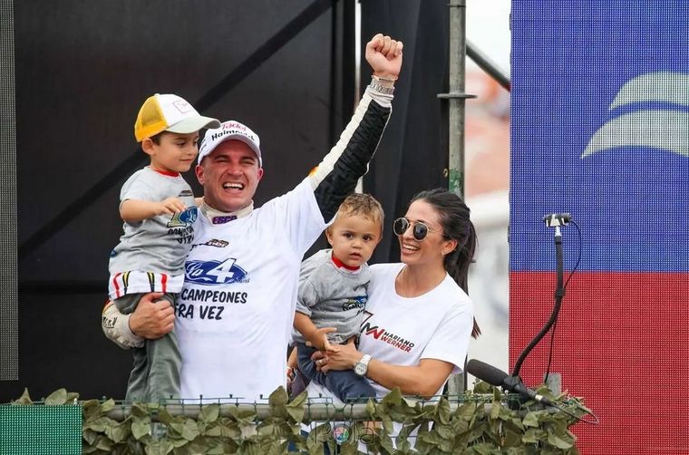 Werner celebró el título con su familia Foto: Instagram @mwernerok