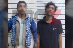Lucas Gil Correa y Tomás Aguirre Velázquez, los dos presuntos ladrones detenidos en Las Heras. (Se pixelan los rostros porque pueden pasar a rueda de personas)&nbsp;