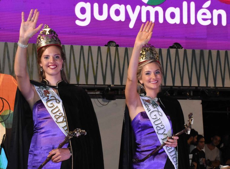Sofía Grangetto seguirá, por ahora, como reina departamental. Florencia Moisá, de Villa Nueva, sigue en el virreinado. Foto: Municipalidad de Guaymallén