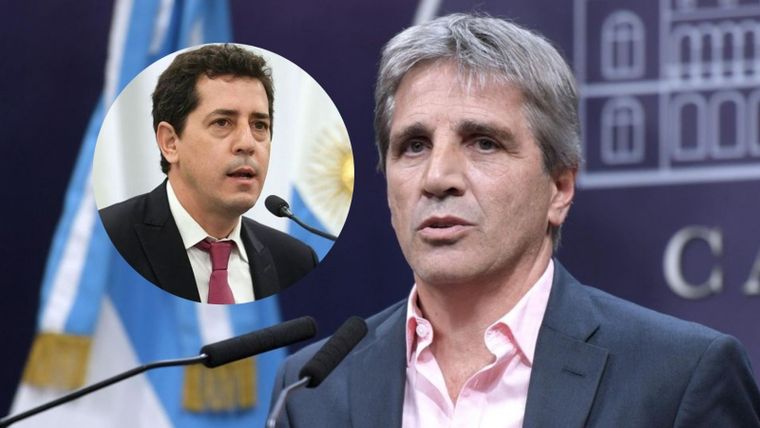 Luis Caputo criticó a Wado de Pedro