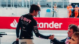 El auto de Colapinto sufrió daños importantes. El auto de Colapinto sufrió daños importantes.