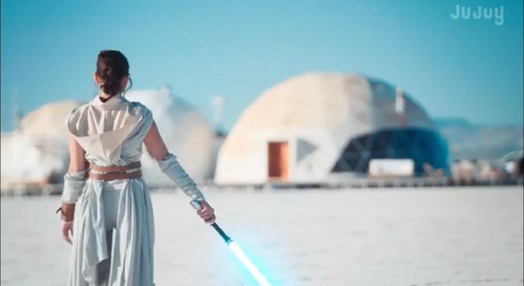 Salinas Grandes es uno de los atractivos que aparecen en el video Foto: Captura de video