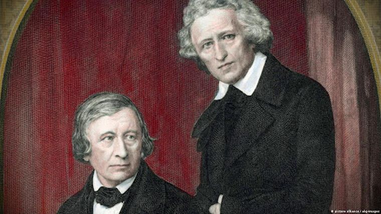 Los Grimm se convirtieron en buenos amigos de poetas románticos como Achim von Arnim (1781-1831) y Clemens Brentano (1778-1842)