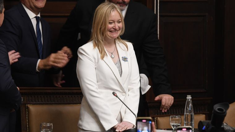 Hebe Casado en la Legislatura de Mendoza Foto: ALF PONCE MERCADO / MDZ