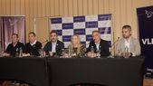 Guillermo Montenegro, Diego Santilli, Cristian Ritondo, Karina Milei, Sebastían Pareja y Martín Menem. Guillermo Montenegro, Diego Santilli, Cristian Ritondo, Karina Milei, Sebastían Pareja y Martín Menem.