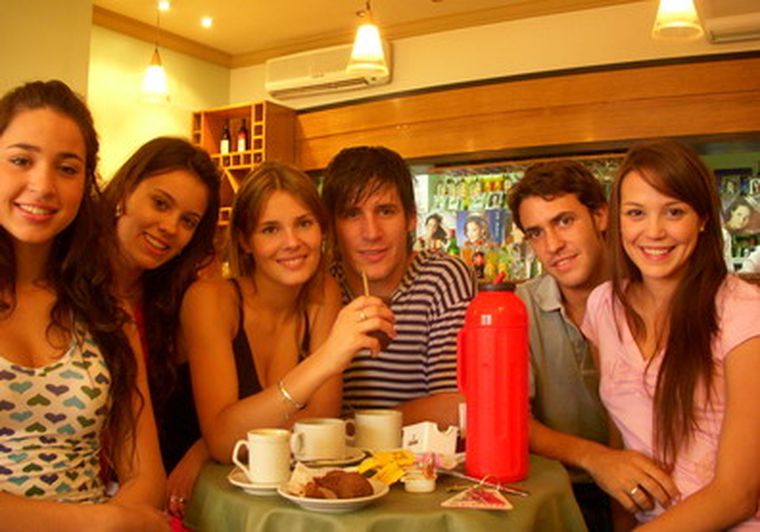 Las reinas pudieron tomar mate con sus novios. Foto: MDZ