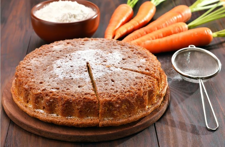 Pastel de zanahoria Una receta simple y deliciosa en pocos minutos Foto: Shutterstock